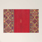 Fethiye Southwest Anatolian Kilim Print Welcome Mat Gallery Image 1