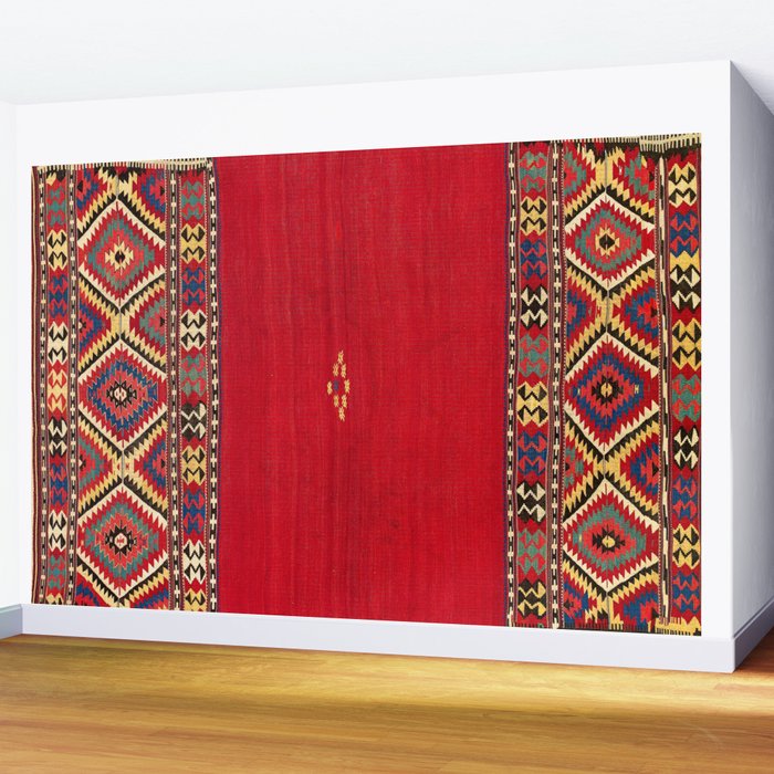Fethiye Southwest Anatolian Kilim Print Wall Mural Gallery Image 2