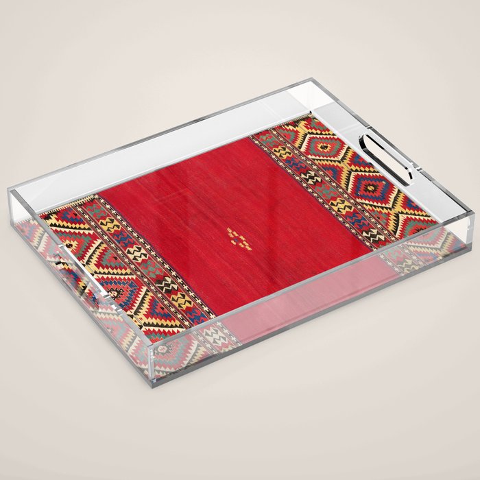 Fethiye Southwest Anatolian Kilim Print Acrylic Tray Gallery Image 1