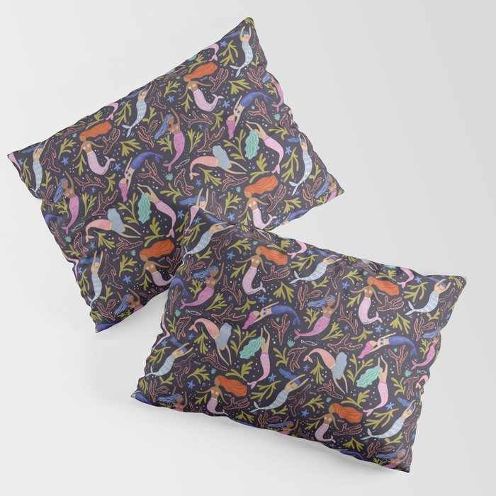 Mermaids pattern  Pillow Sham Gallery Image 3