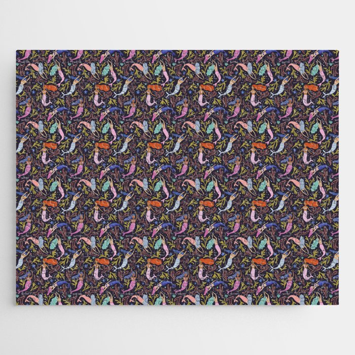 Mermaids pattern  Jigsaw Puzzle Gallery Image 1