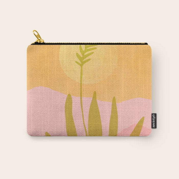 Golden Agave Desert Landscape Carry All Pouch Gallery Image 1