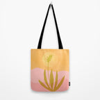 Golden Agave Desert Landscape Tote Bag Gallery Image 2