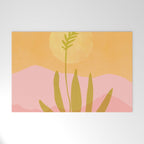Golden Agave Desert Landscape Welcome Mat Gallery Image 1