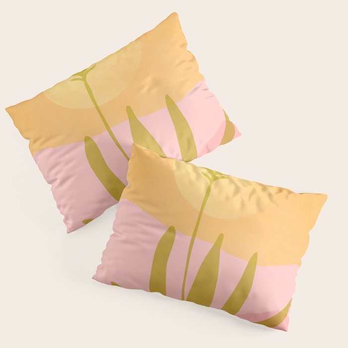 Golden Agave Desert Landscape Pillow Sham Gallery Image 1