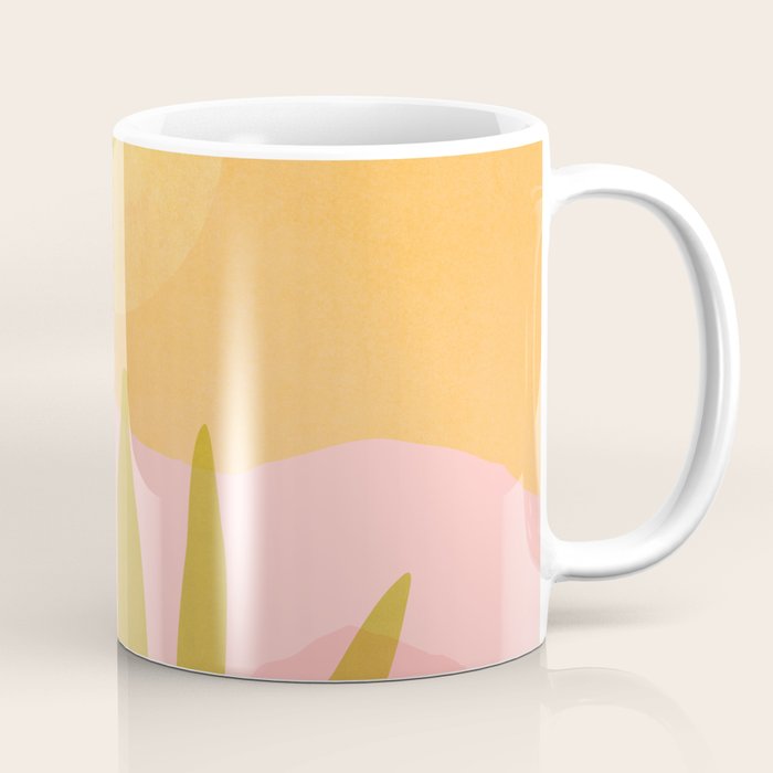 Golden Agave Desert Landscape Coffee Mug Gallery Image 1