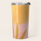 Golden Agave Desert Landscape Travel Mug Gallery Image 2