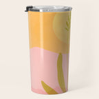 Golden Agave Desert Landscape Travel Mug Gallery Image 3