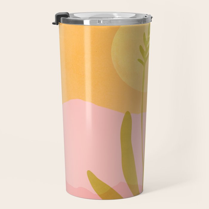 Golden Agave Desert Landscape Travel Mug Gallery Image 3
