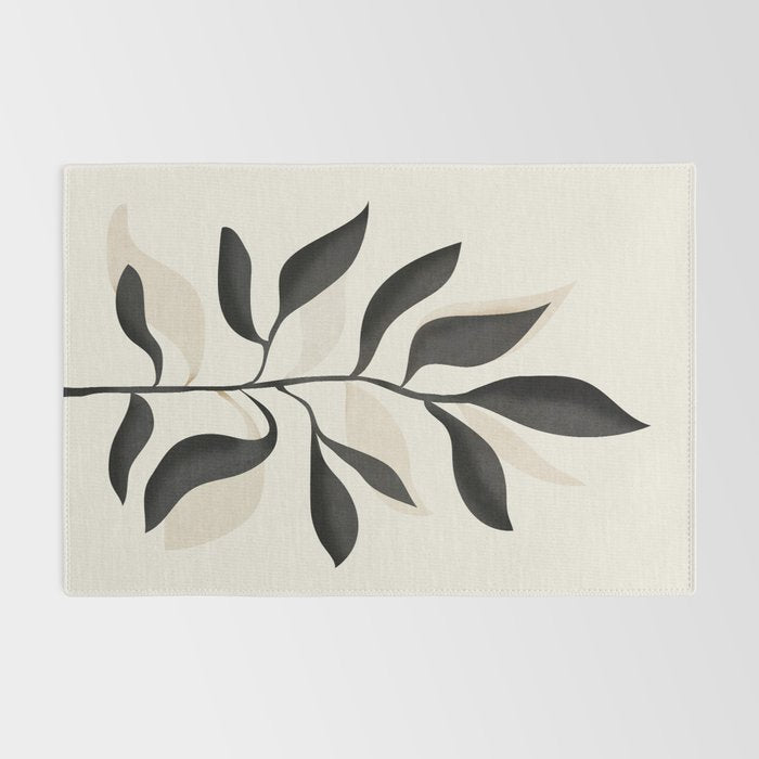 Abstract Minimal Plant 2 Rug Gallery Image 2