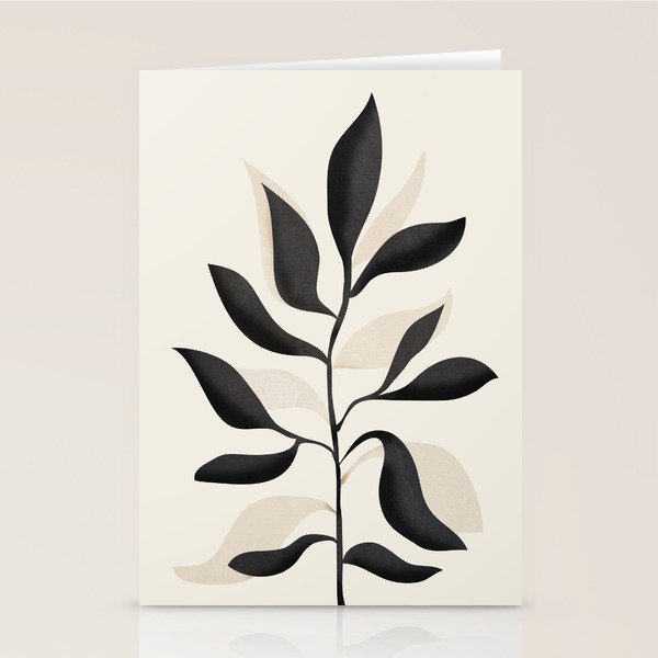 Abstract Minimal Plant 2 Stationery Card Gallery Image 2