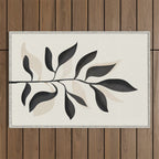 Abstract Minimal Plant 2 Outdoor Rug Gallery Image 1