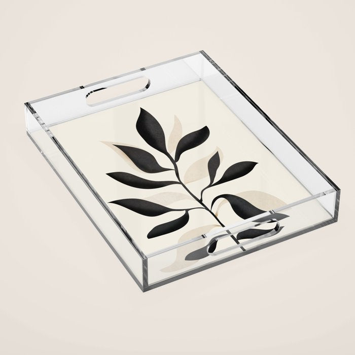 Abstract Minimal Plant 2 Acrylic Tray Gallery Image 1