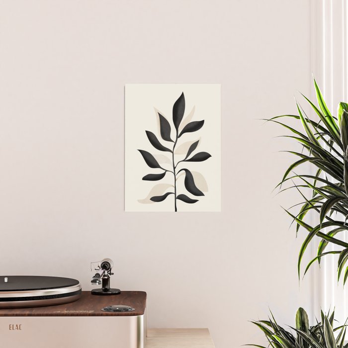 Abstract Minimal Plant 2 Poster Gallery Image 2