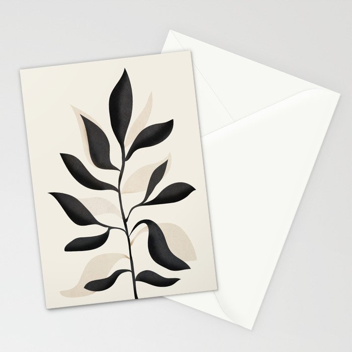 Abstract Minimal Plant 2 Stationery Card Gallery Image 2