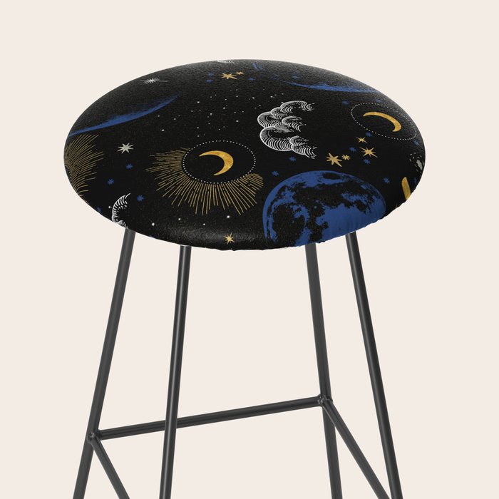Night sky of stars 24 Stool Gallery Image 2