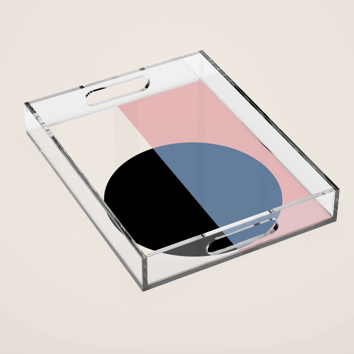 Color Block Abstract XVI Acrylic Tray Gallery Image 1