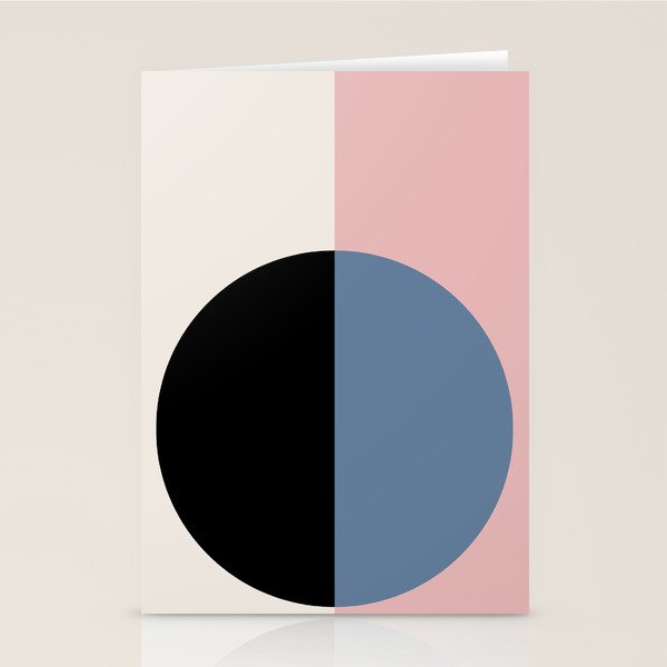 Color Block Abstract XVI Stationery Card Gallery Image 2