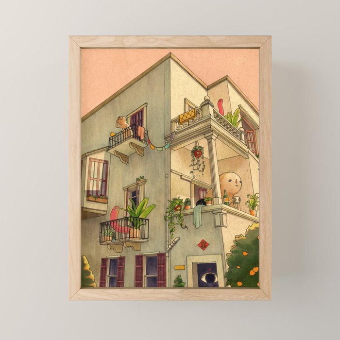 Where You At Mini Art Print Gallery Image 1