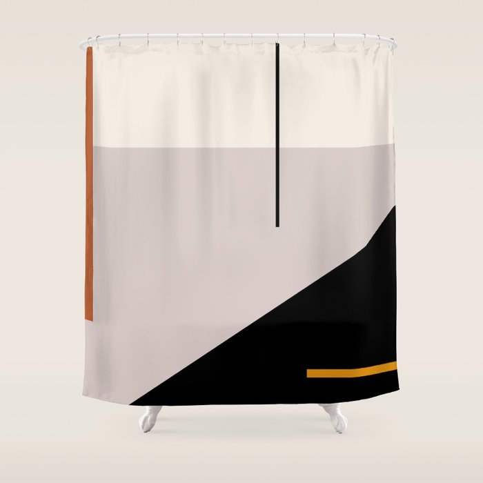 abstract minimal 28 Shower Curtain Gallery Image 1
