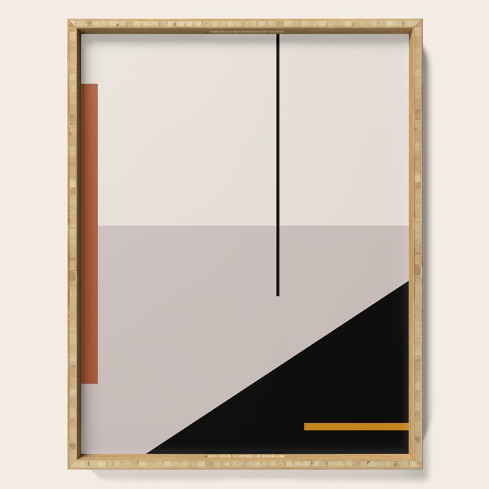 abstract minimal 28 Serving Tray Gallery Image 1