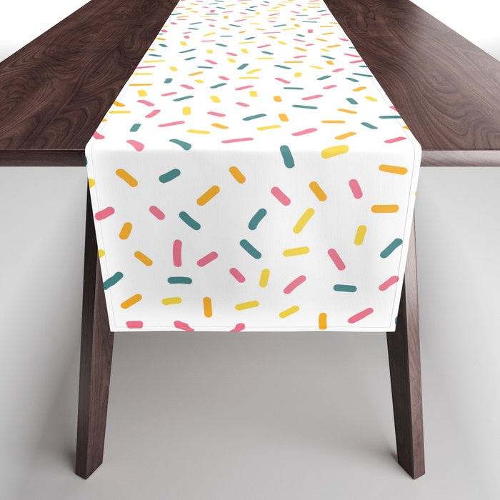 Colorful Party Sprinkles Table Runner Gallery Image 1