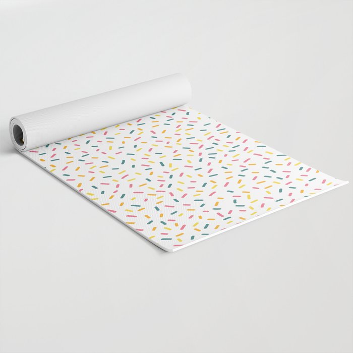 Colorful Party Sprinkles Yoga Mat Gallery Image 2