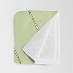california surf view swamis // retro surf art by surfy birdy Throw Blanket Gallery Image 3