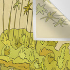 california surf view swamis // retro surf art by surfy birdy Wall Tapestry Gallery Image 3