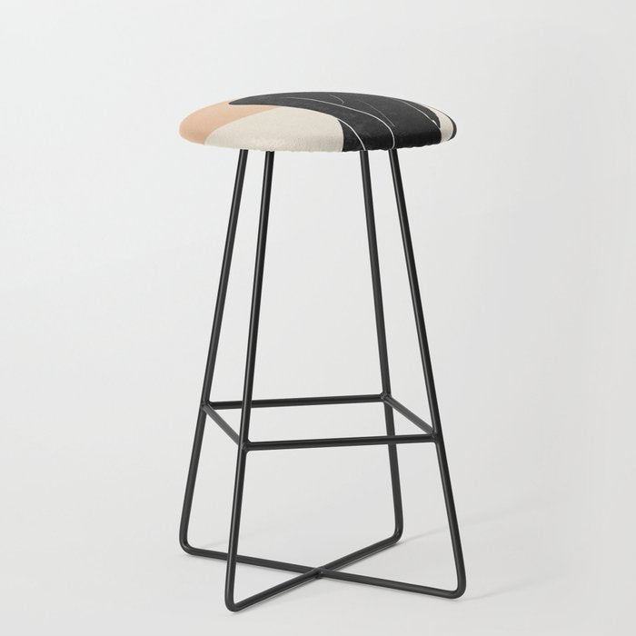 Minimal Abstract Art Nude Woman Stool Gallery Image 1