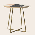 Minimal Abstract Art Nude Woman Side Table Gallery Image 1