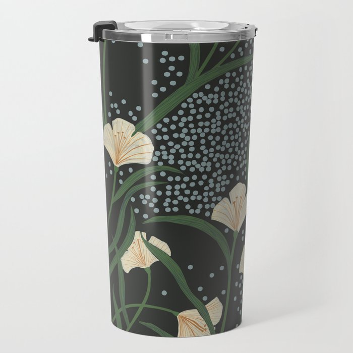 Lily Floral Travel Mug Gallery Image 3