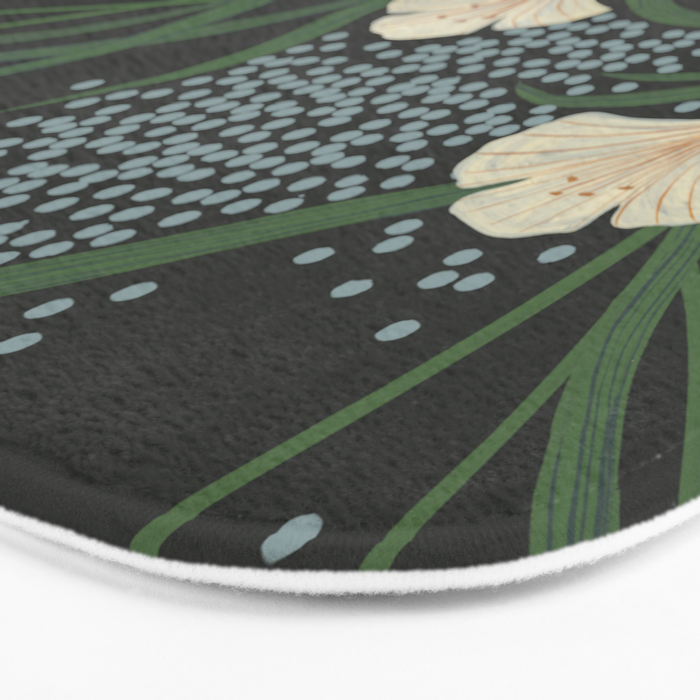 Lily Floral Bath Mat Gallery Image 3
