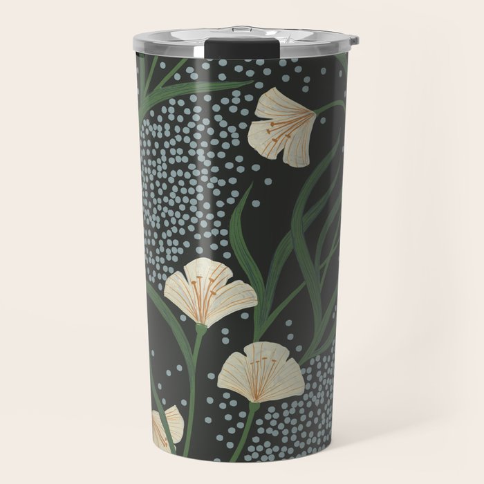 Lily Floral Travel Mug Gallery Image 1