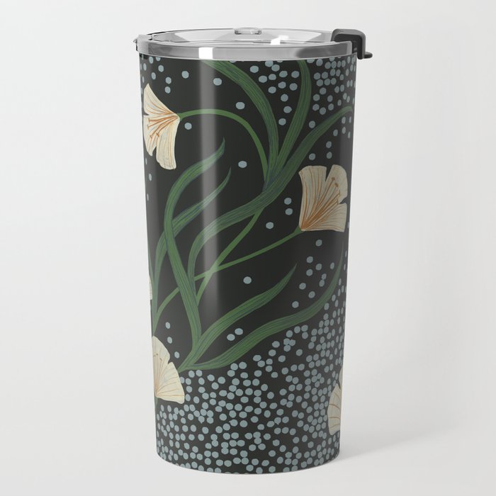 Lily Floral Travel Mug Gallery Image 2