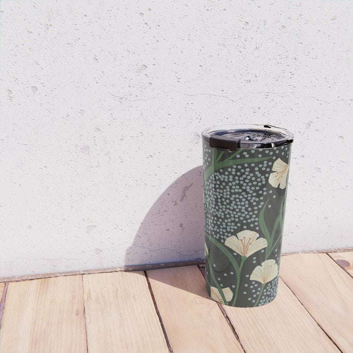Lily Floral Travel Mug Gallery Image 4