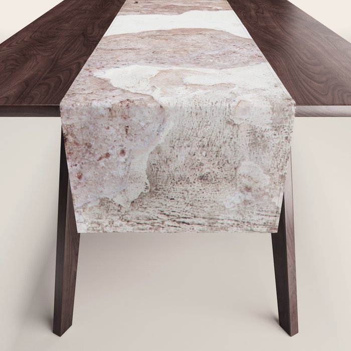 Exposed Brick Under Concrete Wall Table Runner Gallery Image 1