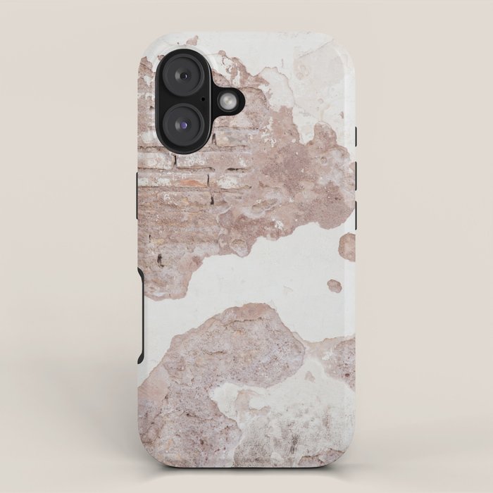 Exposed Brick Under Concrete Wall iPhone Case Gallery Image 1