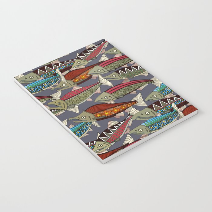 Alaskan salmon dusk Notebook Gallery Image 3