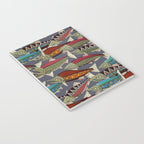 Alaskan salmon dusk Notebook Gallery Image 3