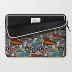Alaskan salmon dusk Laptop Sleeve Gallery Image 2