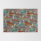Alaskan salmon dusk Rug Gallery Image 2