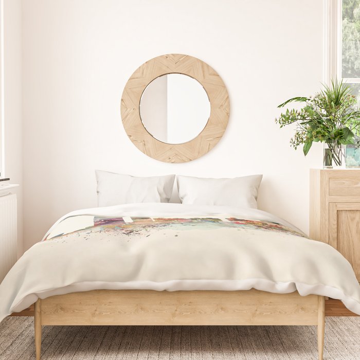 atlanta georgia skyline Duvet Cover Gallery Image 3