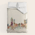 atlanta georgia skyline Duvet Cover Gallery Image 6