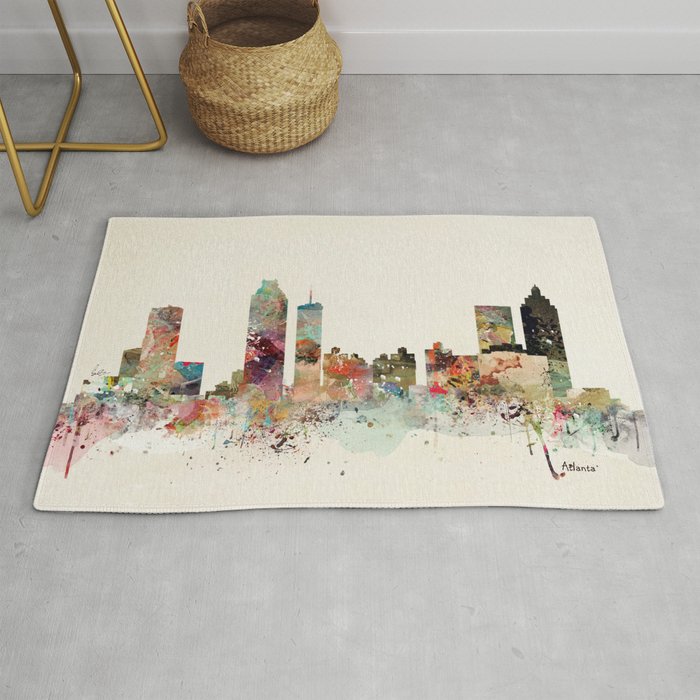 atlanta georgia skyline Rug Gallery Image 1