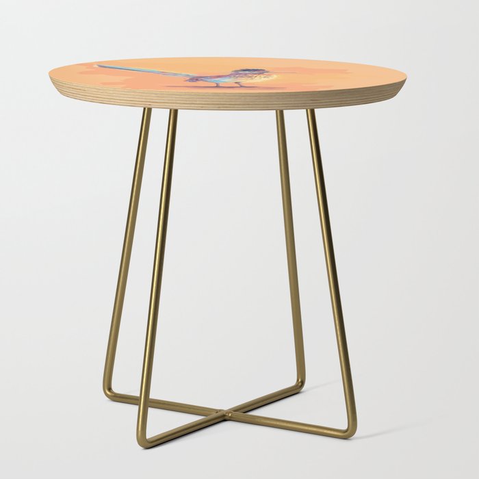 Desert Song - Roadrunner Illustration Side Table Gallery Image 1