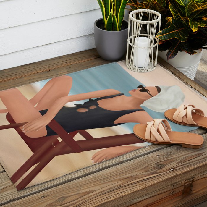 Beach Life Outdoor Rug Gallery Image 2