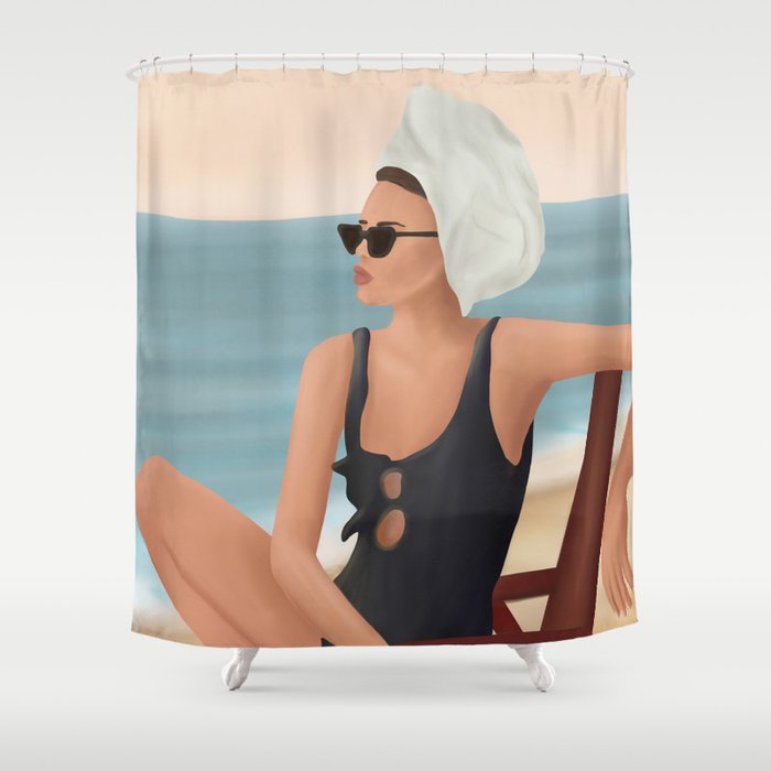 Beach Life Shower Curtain Gallery Image 1