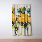 Yellow Flowers  Window Curtain Gallery Image 3
