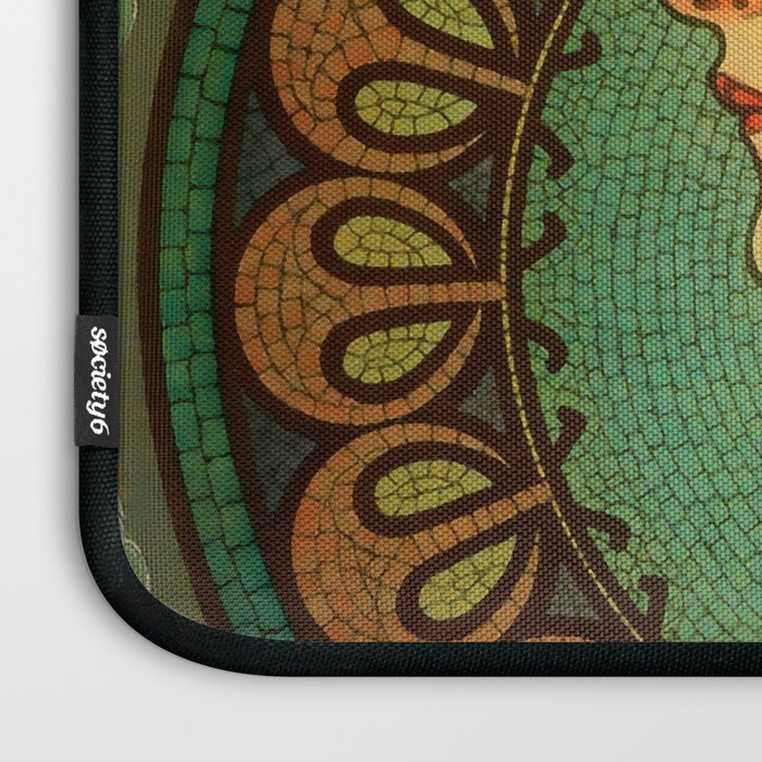 Alphonse Mucha "Laurel" Laptop Sleeve Gallery Image 3